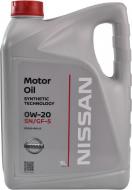 Моторне мастило Nissan Motor Oil 0W-20 5 л