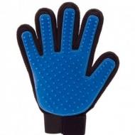 Гумова рукавичка для вичісування шерсті True Touch Pet Brush Gloves Чорно-синій (X4309) Гумова рукавичка для вичісування шерсті True Touch Pet Brush Gloves Чорно-синій (X4309)
