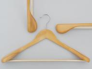Вішалка Hanger YB1 45 см світла дерев'яна широка (78) Вішалка Hanger YB1 45 см світла дерев'яна широка (78)