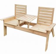 Садовая лавочка Smell of Wood Twins 160x95x55 см Коричневый (0000011) Садовая лавочка Smell of Wood Twins 160x95x55 см Коричневый (0000011)