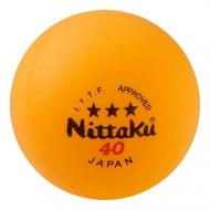 Мячи для настольного тенниса Nittaki 3* 3 шт. Оранжевый (NB-1912)