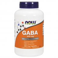 Гамма-аміномасляна кислота Now Foods GABA 500 мг 200 гелевих капсул (NF0088)