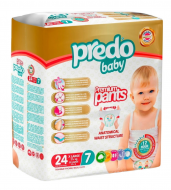 Подгузники-трусики детские Predo Baby Diaper Pants 7 17+ кг 24 шт. Подгузники-трусики детские Predo Baby Diaper Pants 7 17+ кг 24 шт.