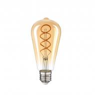 Лампа Vestum LED філамент golden twist ST64 Е27 6Вт 220V 2500К Лампа Vestum LED філамент golden twist ST64 Е27 6Вт 220V 2500К