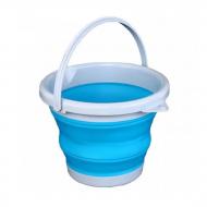 Ведро складное силиконовое Cyan 5 л (V059) Ведро складное силиконовое Cyan 5 л (V059)
