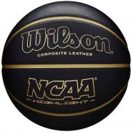 Мяч баскетбольный Wilson NCAA Highlight 7 7 универсальный (WTB067519XB07)