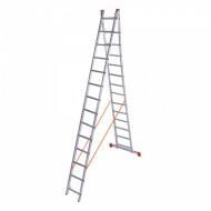 Лестница двухсекционная Laddermaster Sirius A2A14 2x14 ступенек