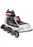 Роликовые коньки 4в1 (квады, ролики, коньки) р. 35-38 Black/White/Pink (SV-LG0062) Роликовые коньки 4в1 (квады, ролики, коньки) р. 35-38 Black/White/Pink (SV-LG0062)
