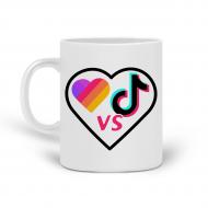 Чашка керамическая TikTok and Likee 330 мл (20259-1560) Чашка керамическая TikTok and Likee 330 мл (20259-1560)