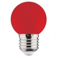 Лампа светодиодная декоративная Rainbow 1 W E27 Красный