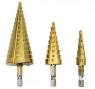 Набор ступенчатых сверл по металлу Milwaukee Step Drill Bit Набор ступенчатых сверл по металлу Milwaukee Step Drill Bit
