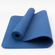 Килимок для йоги та фітнесу OSPORT Yoga ECO Pro 6 мм (OF-0082) Синій