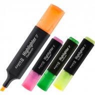 Маркер Axent Маркер Highlighter D2501, 1-5 мм клиноп., набор з 4-х цв. (D2501-40) Маркер Axent Маркер Highlighter D2501, 1-5 мм клиноп., набор з 4-х цв. (D2501-40)
