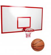 Щит дитячий баскетбольний Bax №3 з кільцем сіткою і м'ячем для приміщення 120х90 см