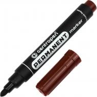 Маркер Centropen Permanent 8566 круглий коричневий. 1 шт. (8566/07/1/P) Маркер Centropen Permanent 8566 круглий коричневий. 1 шт. (8566/07/1/P)