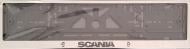Рамка номерного знака c надписью и логотипом Scania