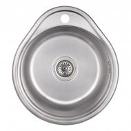 Мойка для кухни Imperial 4843 Decor врезная/круглая из нержавеющей стали с отверстием под смеситель (IMP484306DEC) Мойка для кухни Imperial 4843 Decor врезная/круглая из нержавеющей стали с отверстием под смеситель (IMP484306DEC)