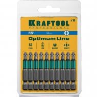 Біти Kraftool PZ2х50 мм 10 шт (26124-2-50-10) Біти Kraftool PZ2х50 мм 10 шт (26124-2-50-10)