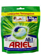 Капсулы для стирки Ariel Pods All in 1 Universal+ для всех видов белья 3 шт. (064146)