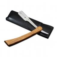 Небезпечна бритва Wooden Shaving зі змінним лезом дерев'яна з чохлом Небезпечна бритва Wooden Shaving зі змінним лезом дерев'яна з чохлом