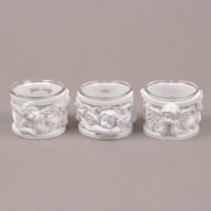 Комплект подсвечников круглых Flora 5 см 3 шт. (26521) Комплект подсвечников круглых Flora 5 см 3 шт. (26521)