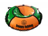 Тюбинг детский Happy-Tubing Прокат d 80 см Оранжевый/Зеленый