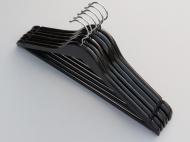 Набор 6 шт плечиков вешалок Hanger WD 44 см деревянные Черный