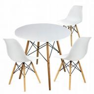 Комплект мебели Jumi Scandinavian Design стол и стулья White (2108) Комплект мебели Jumi Scandinavian Design стол и стулья White (2108)