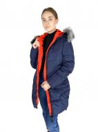 Куртка жіноча довга E.LANWRI XL Синій