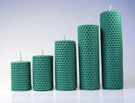 Набор свечек из пчелиного воска Feroma Candle 5 шт Бирюзовый Набор свечек из пчелиного воска Feroma Candle 5 шт Бирюзовый