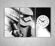 Картина модульная Star Wars 3 модуля с часами 90х60 см (100004Ч) Картина модульная Star Wars 3 модуля с часами 90х60 см (100004Ч)