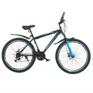 Велосипед Spark Fire 17'' горный колеса 27,5'' стальная рама 17'' Черно-голубой (1490635574)