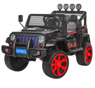 Детская машина электромобиль Jeep Wrangler 4WD 12 V Черный (3237EBLR)