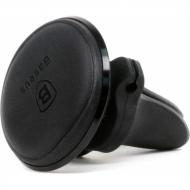 Автодержатель Baseus Magnetic Air Vent Car Mount Holder with Cable Clip Black (SUGX-A01) Автодержатель Baseus Magnetic Air Vent Car Mount Holder with Cable Clip Black (SUGX-A01)