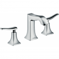 Змішувач для умивальника Hansgrohe Metris Classic 31073000 на три отвори Хром (90702) Змішувач для умивальника Hansgrohe Metris Classic 31073000 на три отвори Хром (90702)