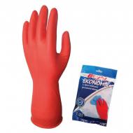 Хозяйственные перчатки Beybi Ekonomik латексные M Красный (4089421)