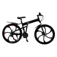 Велосипед з литими дисками Kucher "city Style" складний 26" рама 17" Чорний (1501210056)
