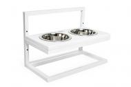 Миски на підставці Harley and Cho Lift з регульованою висотою 1,8 л White/White Wood (3300179) Миски на підставці Harley and Cho Lift з регульованою висотою 1,8 л White/White Wood (3300179)