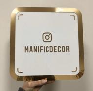 Инстаграм визитка Manific Decor 30х30 см (13.003) Инстаграм визитка Manific Decor 30х30 см (13.003)