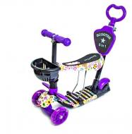 Самокат Scooter 5в1 Фиолетовый Самокат Scooter 5в1 Фиолетовый