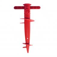 Бур для пляжної парасольки ручний Stenson Jo-1273 30 см Червоний (1008611-Red)