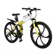 Велосипед Kucher City Power SerieS A складаний з литими дисками колеса 26" Жовтий (1501190416)