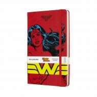 Блокнот Moleskine Limited Wonder Woman средний 13х21 см 240 страниц в линейку красный (8053853600493)