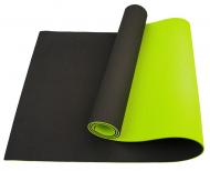 Килимок для йоги EasyFit TPE + TC двошаровий 183х61 см Чорний/Зелений (EF-TPE6TZS) Килимок для йоги EasyFit TPE + TC двошаровий 183х61 см Чорний/Зелений (EF-TPE6TZS)