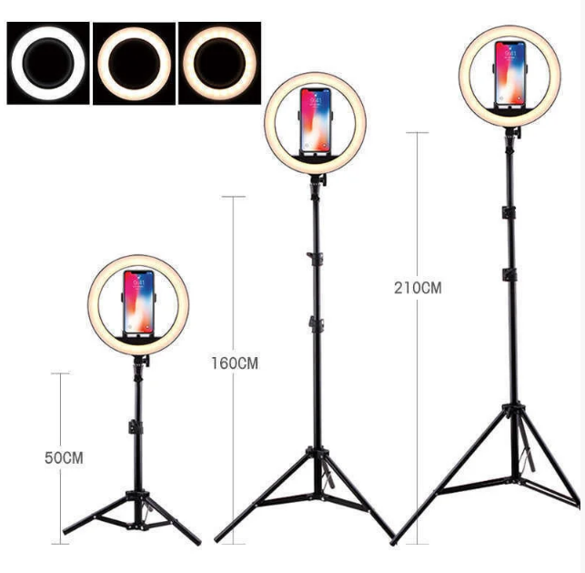 ᐉ Кольцевая лампа 30 см светодиодная со штативом Ring Fill Light LED •  Купить в Киеве, Украине • цена в интернет-магазине Эпицентр