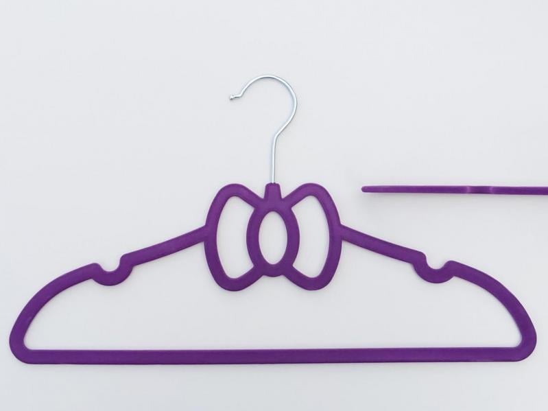 Набір вішалок Hanger BNT39 10 шт. 39 см Фіолетовий - фото 2