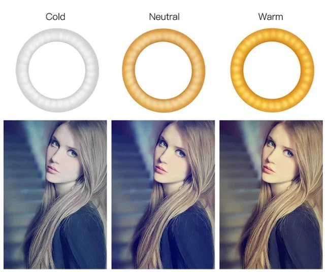 ᐉ Кільцева LED лампа UKC Ring Fill Light 26 см 16w з штативом 2 м • Купити  в Києві, Україні • ціна в інтернет-магазині Епіцентр