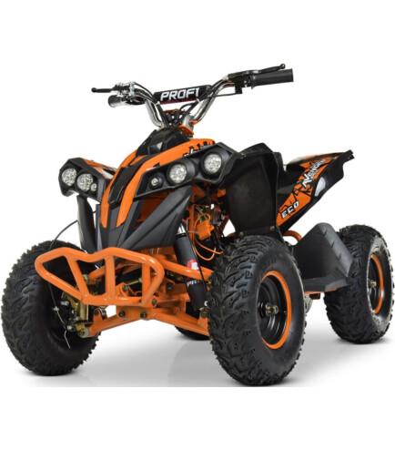 Детский квадроцикл Profi Hb-Eatv 1000Q с мотором мощностью 1000 W на 4х аккумуляторах Оранжевый (EATV 1000Q) - фото 1